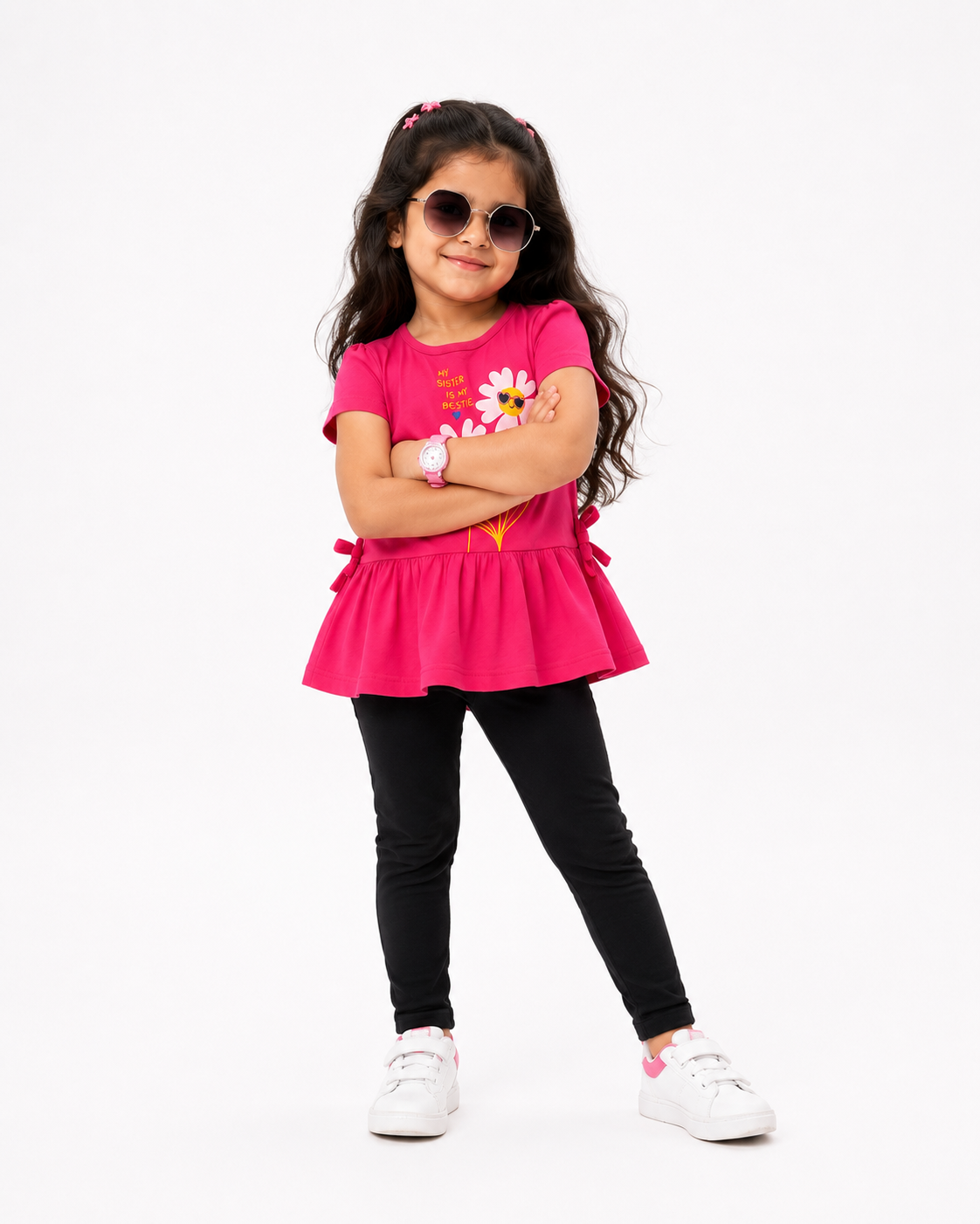 Flower Frill T Shirt