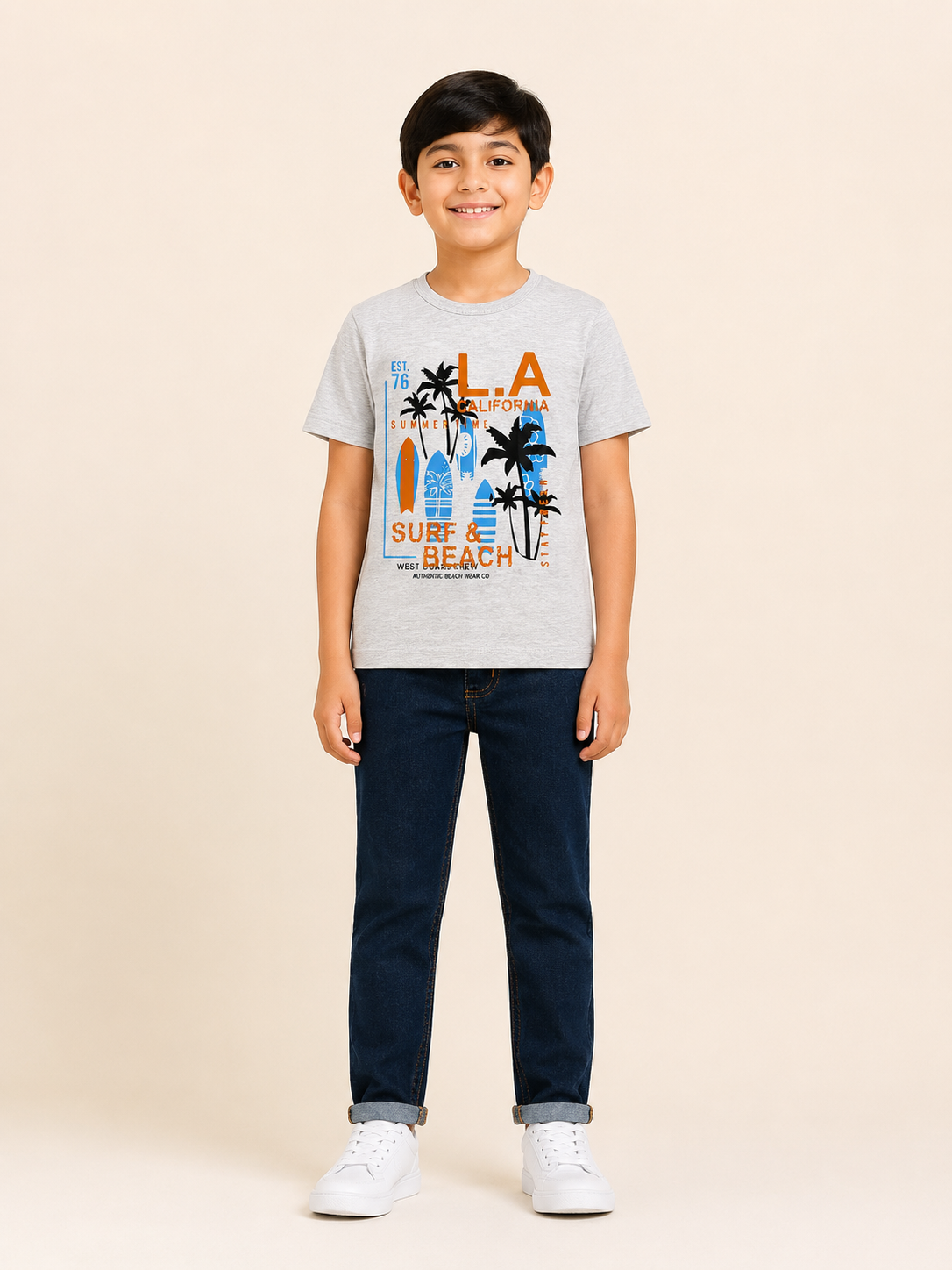 L.A Beach Graphic T-Shirt