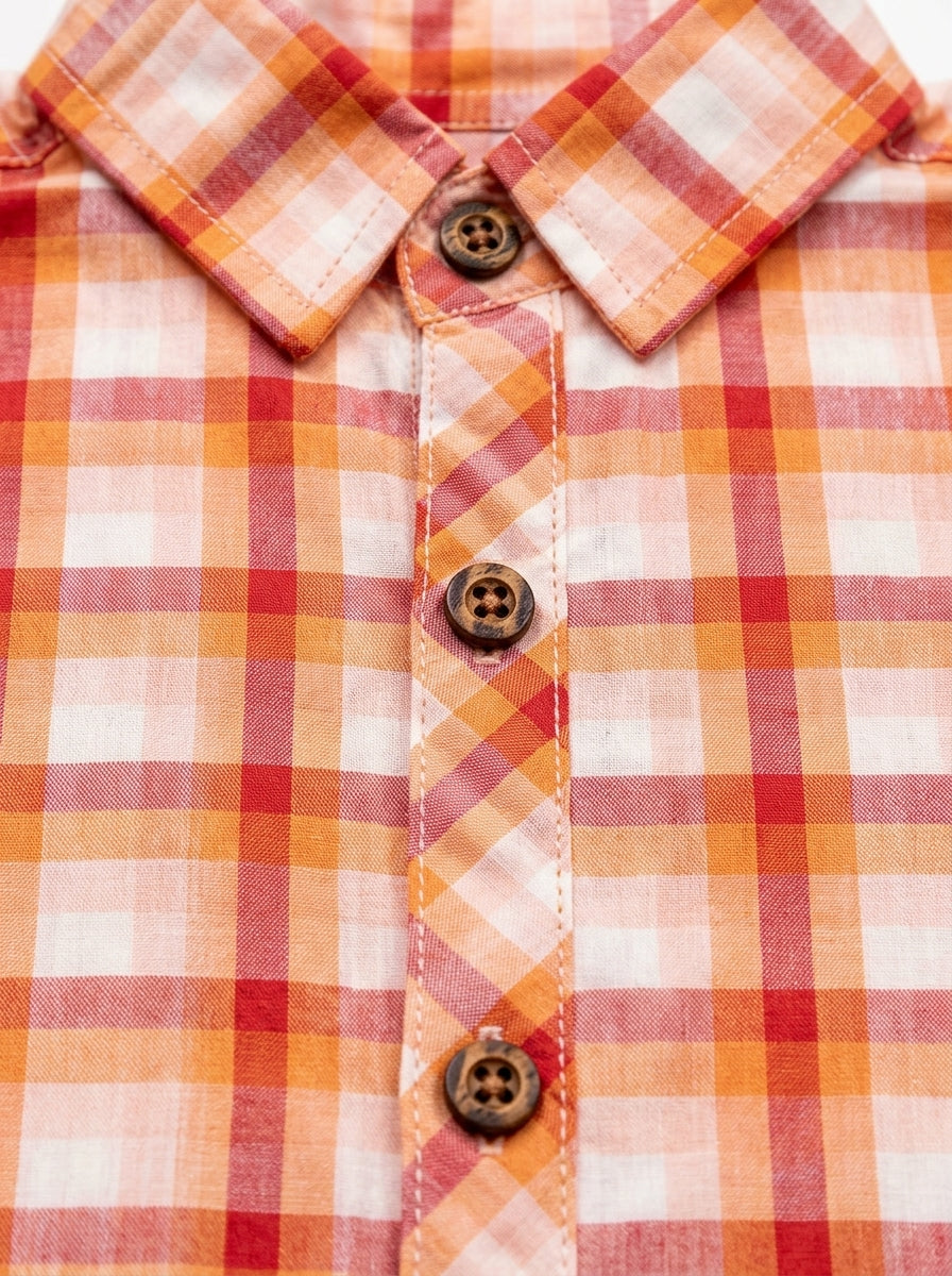 Dry Check Open Shirt