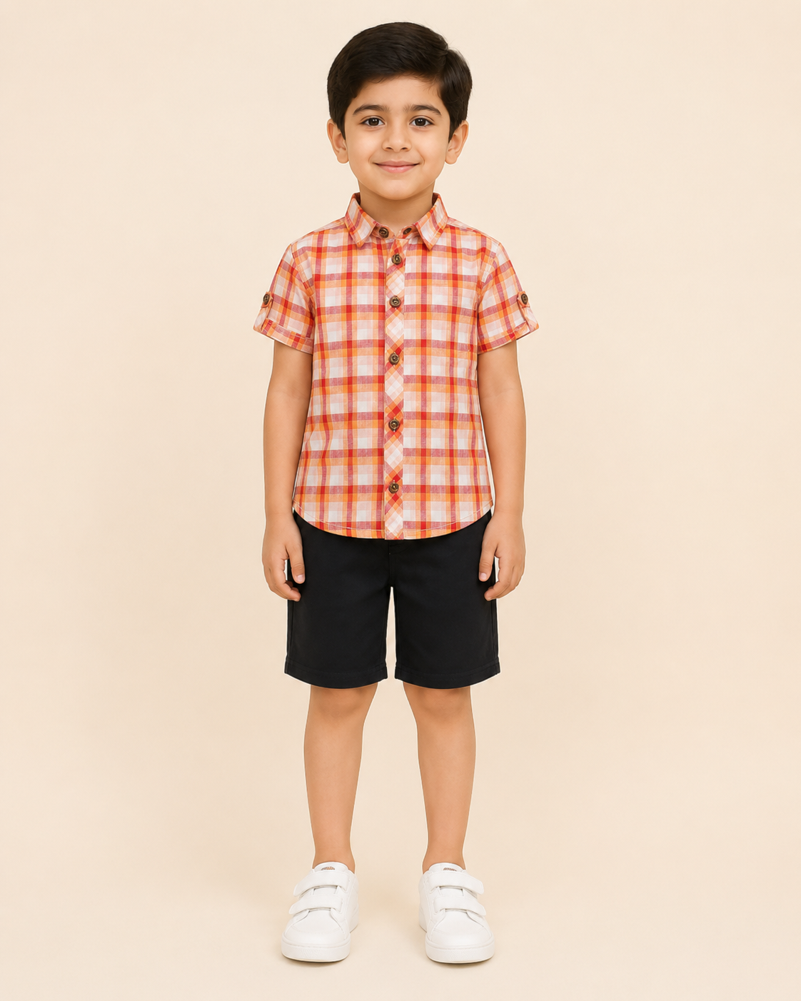 Dry Check Open Shirt