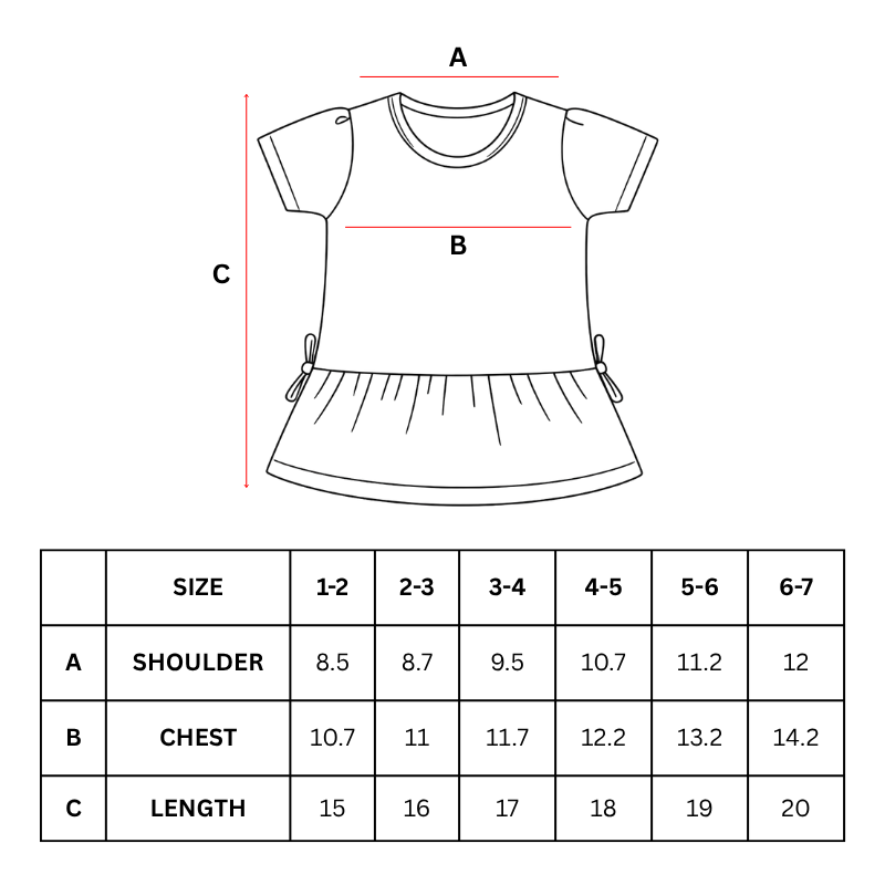 Flower Frill T Shirt