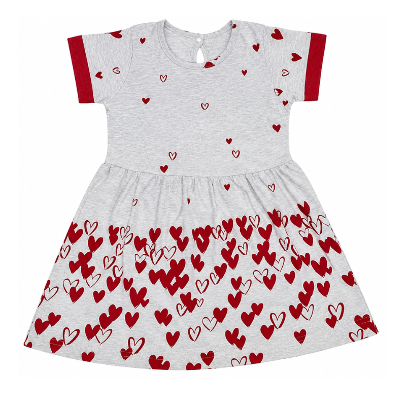 Red Heart Frock