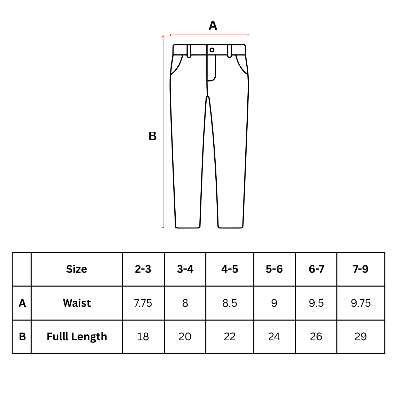 Girls Basic Cotton Pants