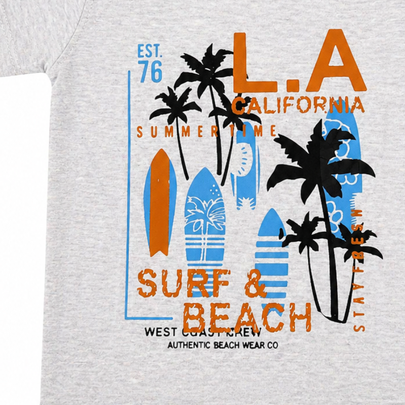 L.A Beach Graphic T-Shirt