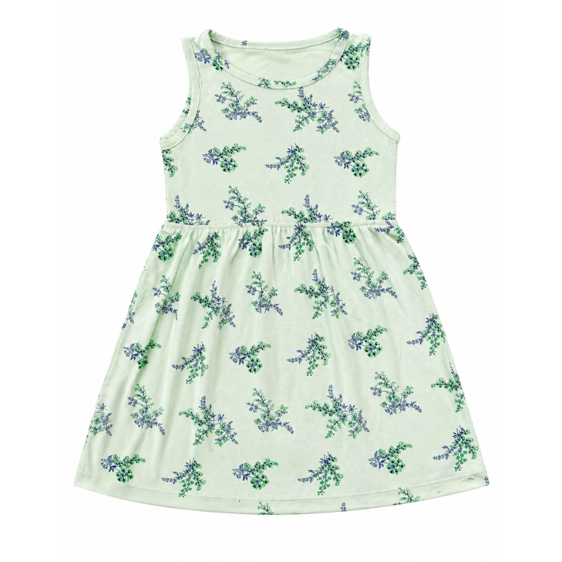 Floral Sleeveless Frock