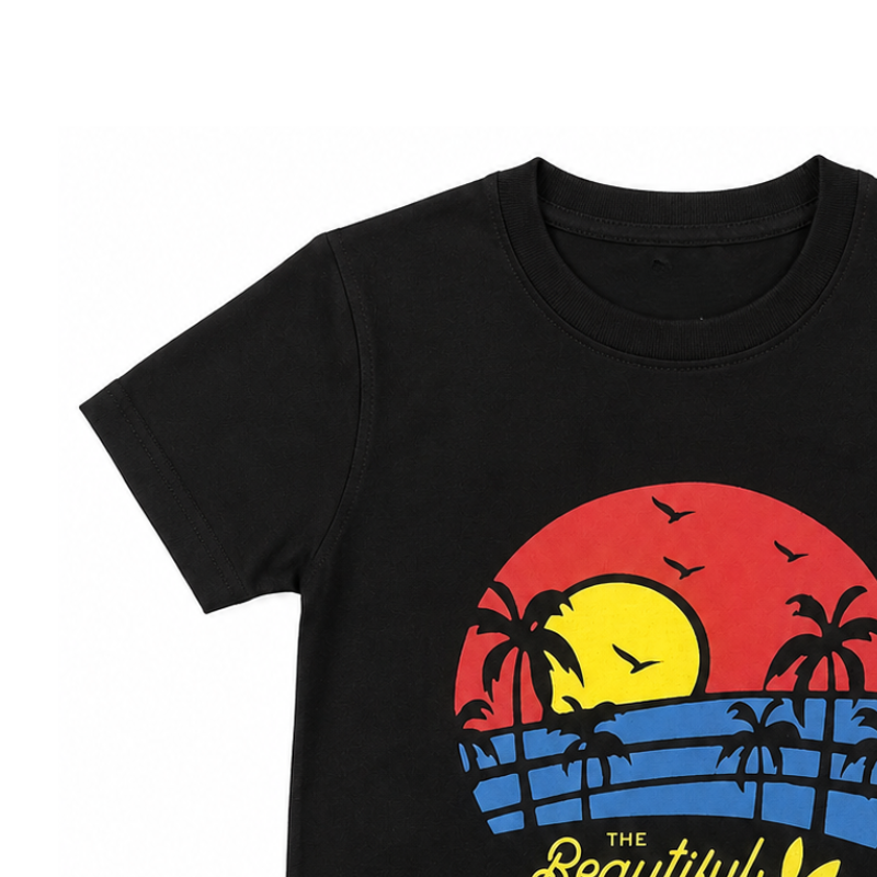 The Beautiful Summer Sunset Graphic T.Shirt