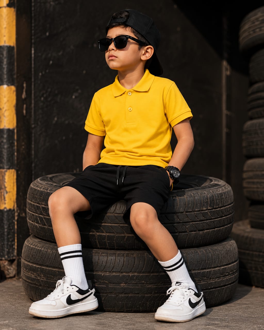 POLO Collared Yellow