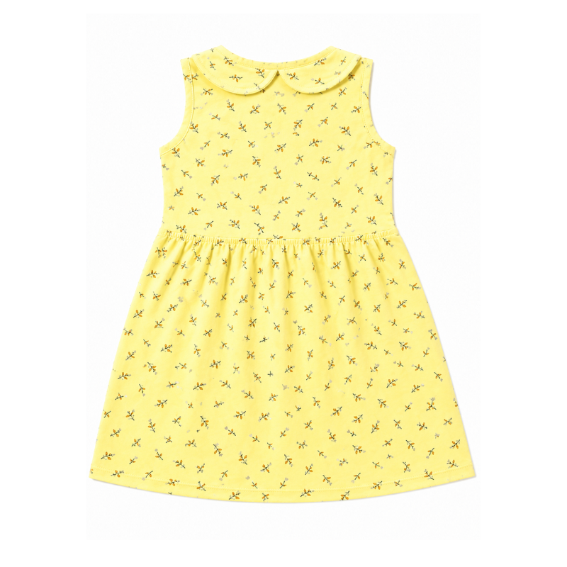 Pastel Yellow Floral Frok