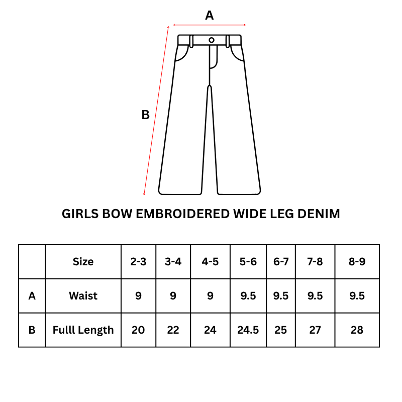 Black Embroidered Flared Denims