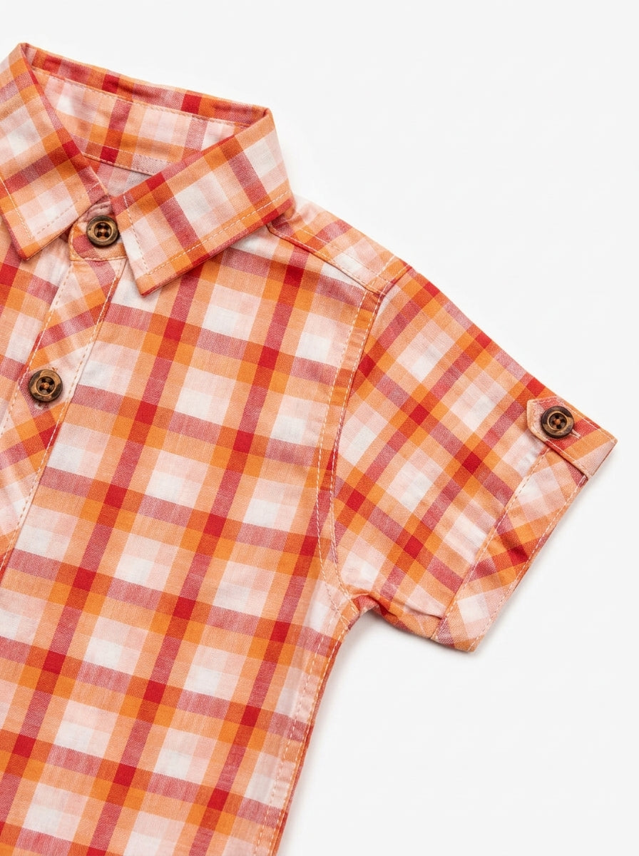 Dry Check Open Shirt